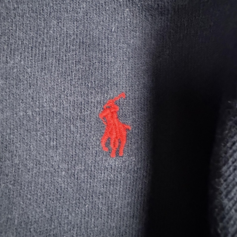 Polo Ralph Lauren Hoodie Kids 2T Navy Blue Fleece Full Zip Pony Logo Sweatshirt‎ - Picture 3 of 9
